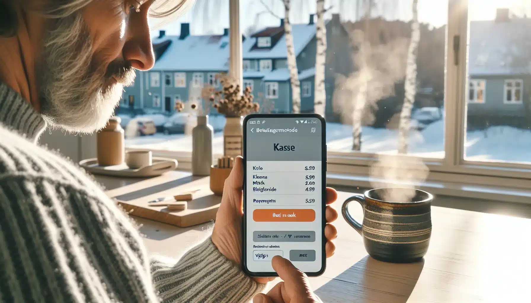 21 betalingsløsninger for norsk e‑handel: en sammenligning av vipps, klarna og stripe 1 norwegian shopper selecting vipps on a mobile checkout with klarna and stripe